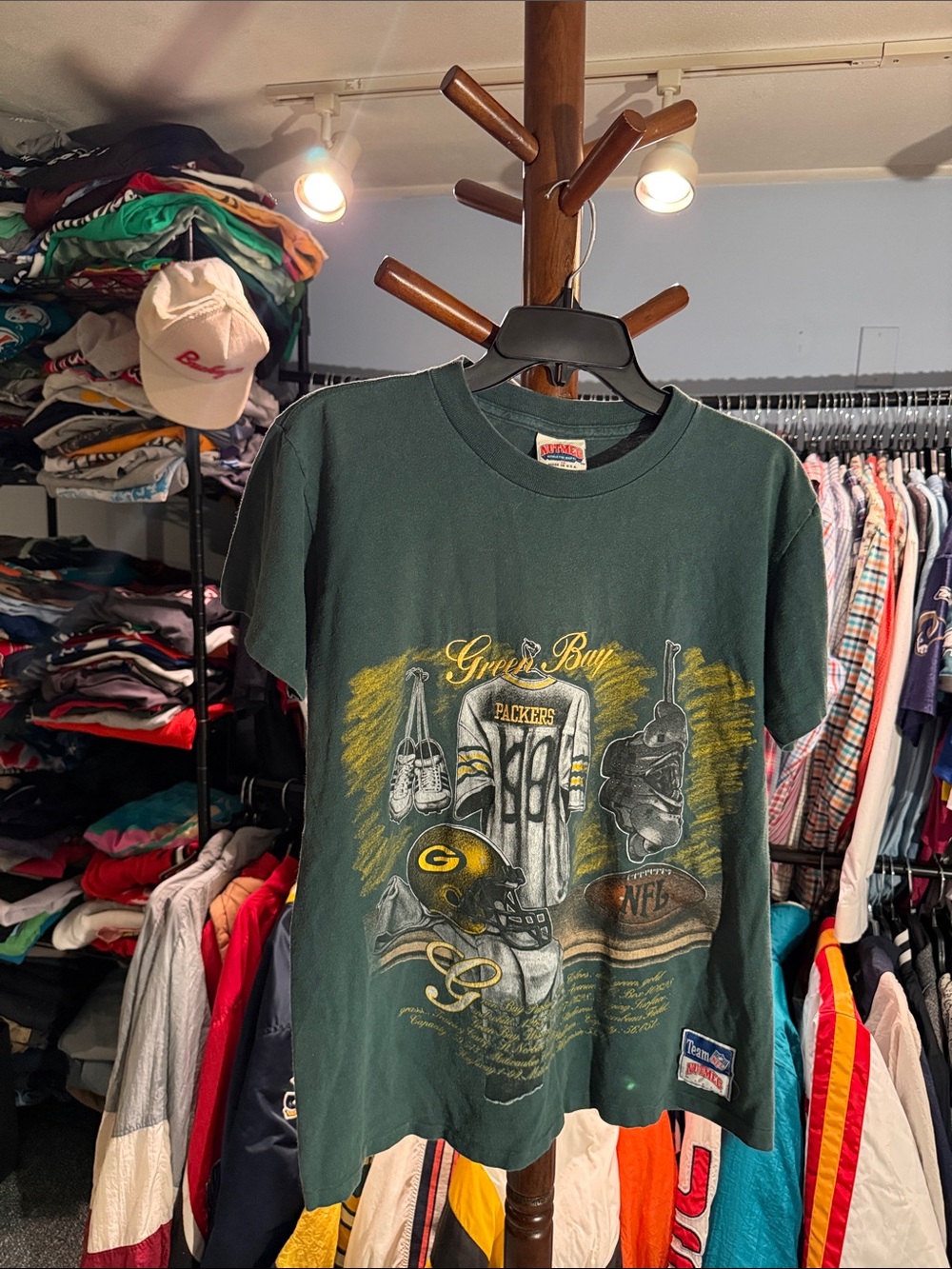 Green Bay Packers Vintage Nutmeg Tee